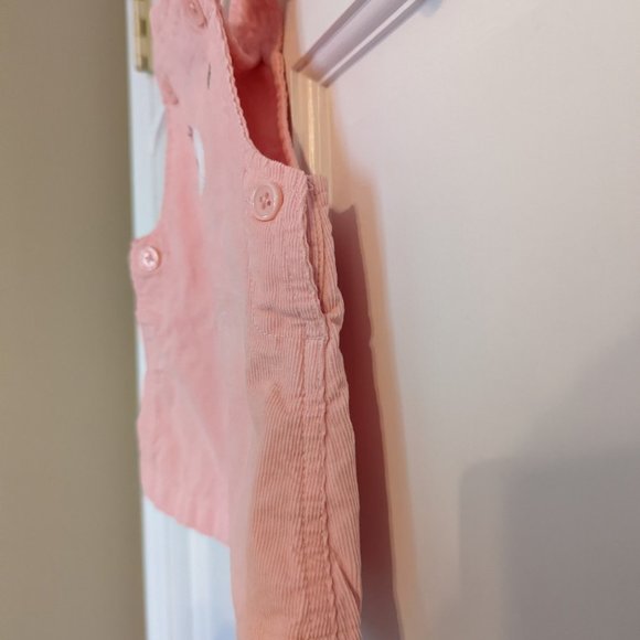 Just One You by Carter's Baby Girl Pink Corduroy Bear Romper sz 3M - Picture 5 of 6